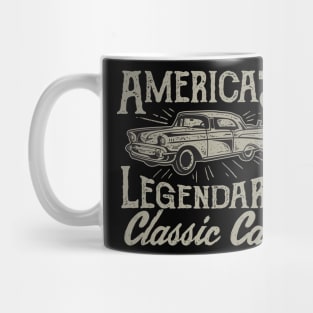 US Classic Car Americas Legendary Patriot Mug